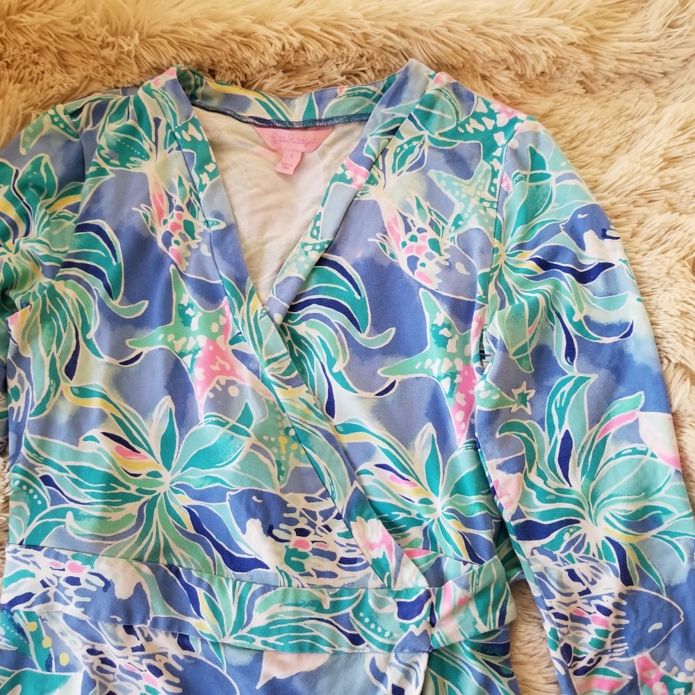 Lilly Pulitzer Celestial Seas romper, size small